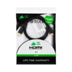 CABLE HDMI Male to Male High Speed Gold Plated Conectors 6ft-1.8m Negro