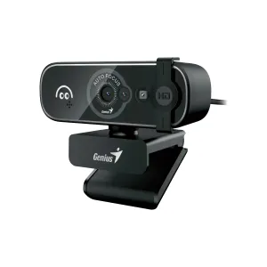 CAMARA GENIUS FACECAM OPEN 1080P FHD USB-A USB-C REC. FACIAL CON CUBIERTA DE PRIVACIDAD BLACK