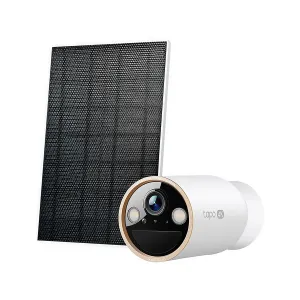 CAMARA TP-LINK TAPO C460 KIT TIPO BALA PANEL SOLAR EXT 8MP FIJA VIS. NOCT COLOR WI-FI BIDIRE 512GB