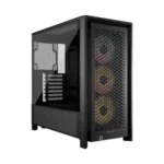 CASE CORSAIR FRAME 4000D RS ARGB Modular Mid-Tower Tempered Glass USB-C 2USB-A Black