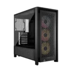 CASE CORSAIR FRAME 4000D RS ARGB Modular Mid-Tower Tempered Glass USB-C 2USB-A Black - Image 2