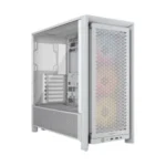 CASE CORSAIR FRAME 4000D RS ARGB Modular Mid-Tower Tempered Glass USB-C 2USB-A Blanco