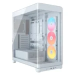 CASE CORSAIR ATX 4500X FRAME RS-R ARGB Panoramic Glass 2USB3.2 HD-Audio Mid-Tower White