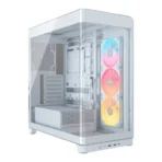 CASE CORSAIR ATX 4500X LX-R RGB iCUE LINK Panoramic Glass 2USB3.2 HD-Audio Mid-Tower White