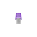 FLASH MEMORY KINGSTON 128GB DATA TRAVELER microDuo 3C TYPE-A - C PURPLE