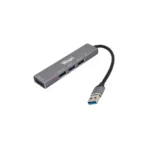 HUB Tengu T-304 USB 3.0 to 4Puertos USB 3.0 5Gbps Silver