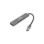 HUB Tengu T-304 USB 3.0 to 4Puertos USB 3.0 5Gbps Silver - Image 2