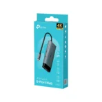 HUB TP-Link USB Tipo-C 5 in 1 con Puerto HDMI 4K 60Hz Carga Rapida 100W Silver - Image 4