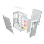 CASE CORSAIR ATX 3200D RS ARGB TEMPERED GLAS MID-TOWER USB3.2 USB2.0 SUP-9VENT. WHITE - Image 4