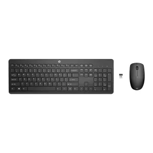 KEYHPX1Y4D0UT.webp KEYBOARD - MOUSE HP 235 WIRELESS BLACK - Image 1